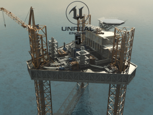 Oil-Rig 3D Model