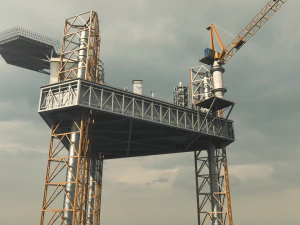 Oil-Rig 3D Model