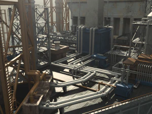 Oil-Rig 3D Model