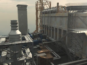 Oil-Rig 3D Model