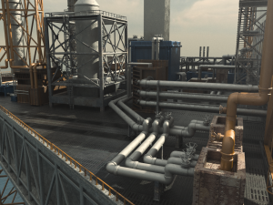 Oil-Rig 3D Модель