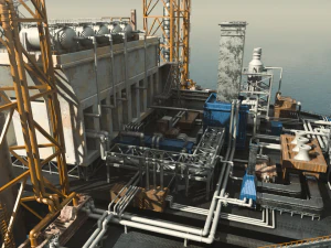Oil-Rig 3D Model