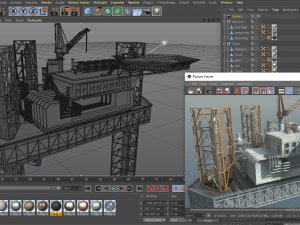 Oil-Rig 3D Модель