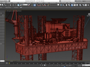 Oil-Rig 3D Модель