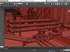 Oil-Rig 3D Model