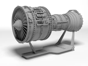 Motor a reacci&oacute;n para impresi&oacute;n 3D Modelo de impresión 3D