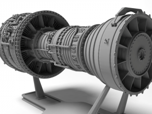 Jet Engine for 3D print 3D Принт Модель