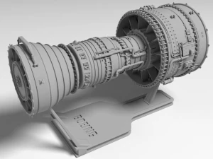 Jet Engine for 3D print 3D Print Model