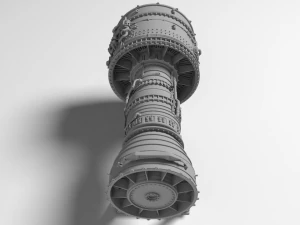 Jet Engine for 3D print 3D Print Model
