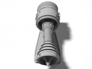 Jet Engine for 3D print 3D Print Model