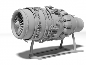 Jet Engine for 3D print 3D 프린트 모델