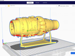 Jet Engine for 3D print 3D Print Model