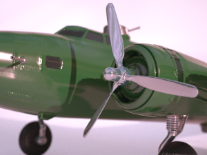 Boeing B-17 Flying Fortress for 3Dprint 3D-Druckmodell