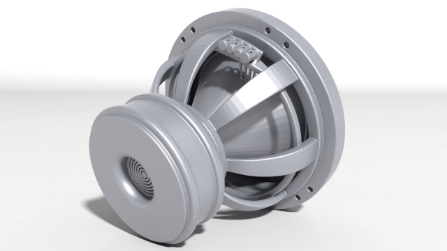 Subwoofer for 3Dprint 3D Print Model .c4d .max .obj .3ds .fbx .stl .blend
