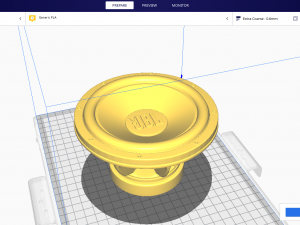 Subwoofer for 3Dprint 3D Print Model
