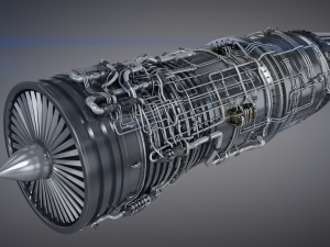 Jet Engine 3D 모델