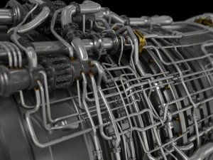 Moteur &agrave; r&eacute;action Modèle 3D