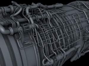 Moteur &agrave; r&eacute;action Modèle 3D