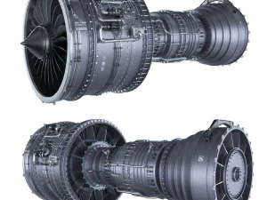 Moteur &agrave; r&eacute;action Modèle 3D