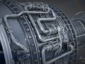 Jet Engine 3Dモデル