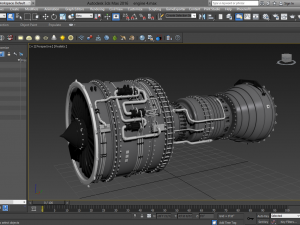 Jet Engine 3Dモデル