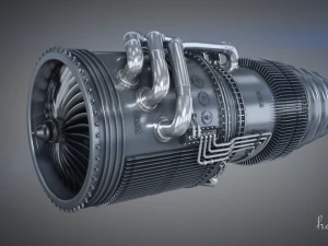 Jet Engine 3D Model