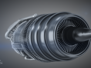 Jet Engine Modello 3D