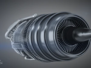 Jet Engine 3D Model