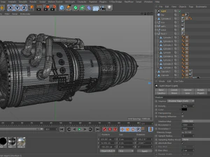 Jet Engine 3D Model