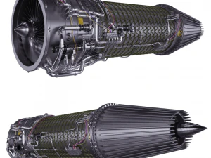 Moteur &agrave; r&eacute;action Modèle 3D