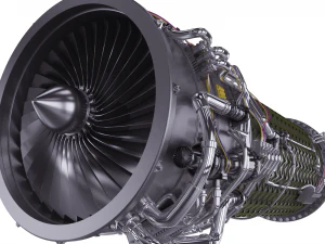 Jet Engine 3D Model