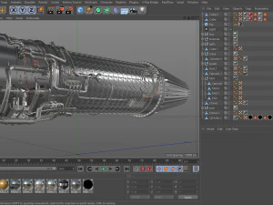 Jet Engine 3D Model