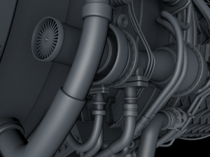 Jet Engine Modelo 3D