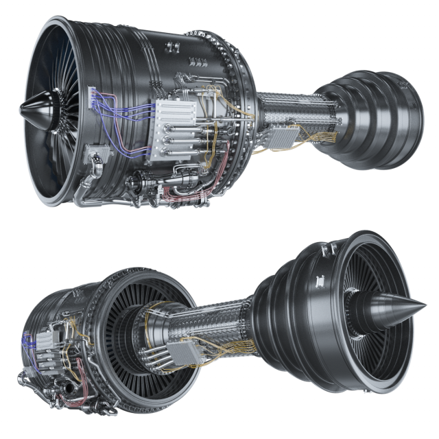 Jet Engine Model 3D .c4d .max .obj .3ds .fbx .stl .blend 
