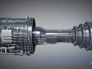 Jet Engine Model 3D