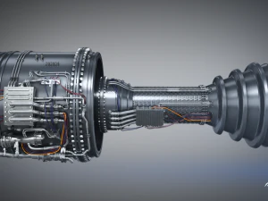 Jet Engine 3D Model
