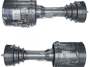 Jet Engine 3D Model