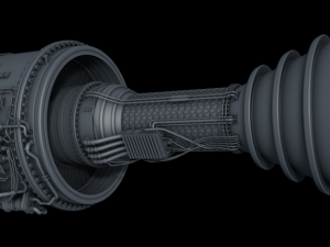 Jet Engine Model 3D