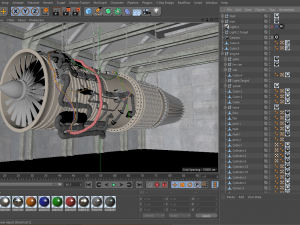 Jet Engine 3D Model