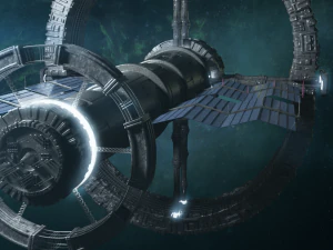 宇宙ステーション 3Dモデル