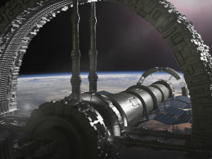 Space station 3D Model