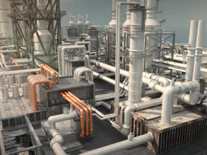 Oil rig 3D Model