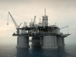 Oil rig 3D Model