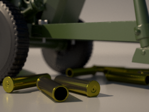 Howitzer Artillery for 3Dprint 3D Принт Модель