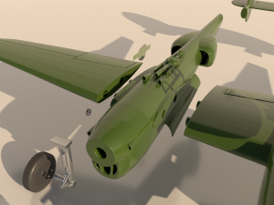 P38J for 3Dprint 3D प्रिंट मॉडल