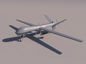 General Atomics MQ-1 Predator UAV for 3Dprint 3D Print Model