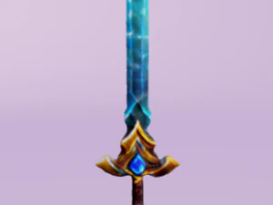 Excalibur-zwaard 3D Model