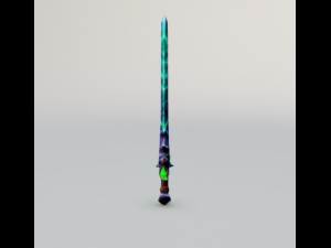 Long sword of Azeroth 3D Модель