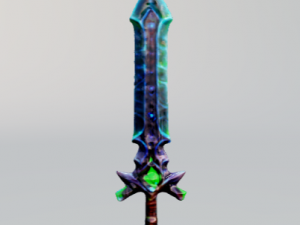 Long sword of Azeroth 3D Model