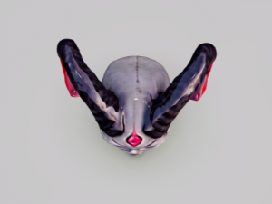 Succubus skull Modèle 3D